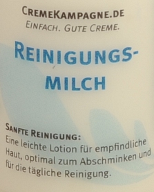 Reinigungsmilch